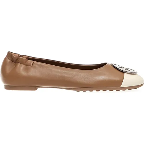 Beige Cap Toe Ballet Flats - TORY BURCH - Modalova