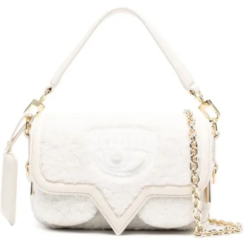 Teddy Gardenia Synthetic Leather Bag , female, Sizes: ONE SIZE - Chiara Ferragni Collection - Modalova