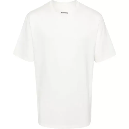 Seasonal Graphic Print T-shirt , male, Sizes: L, 2XL, M, XL, S - Jil Sander - Modalova