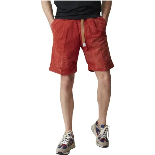 Stylische Bermuda Shorts , Herren, Größe: S - White Sand - Modalova