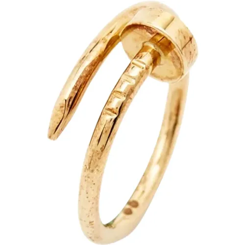 Pre-owned Metal rings , female, Sizes: ONE SIZE - Cartier Vintage - Modalova