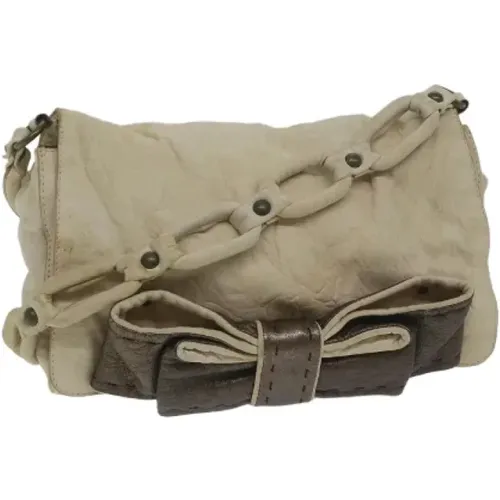 Pre-owned Leder Schultertasche , Damen, Größe: ONE Size - Chloé Pre-owned - Modalova