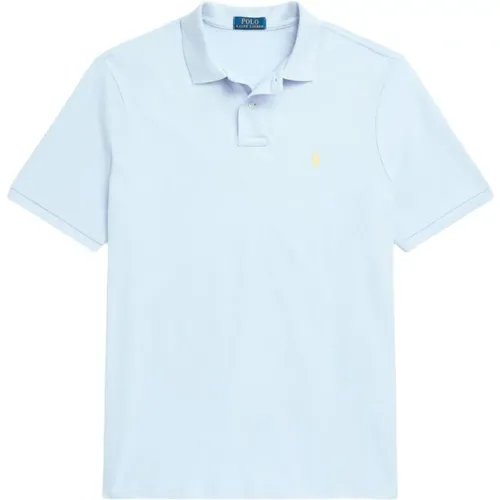 Klares Blaues Polo T-Shirts und Polos , Herren, Größe: L - Ralph Lauren - Modalova