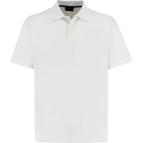 Herren Baumwoll Polo Shirt , Herren, Größe: M - Brioni - Modalova