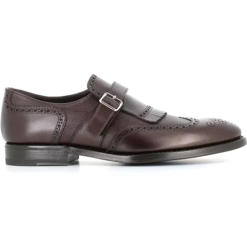 Dark Brogue Fringe Shoes , male, Sizes: 9 1/2 UK, 7 UK, 9 UK, 8 1/2 UK, 10 UK - Henderson - Modalova