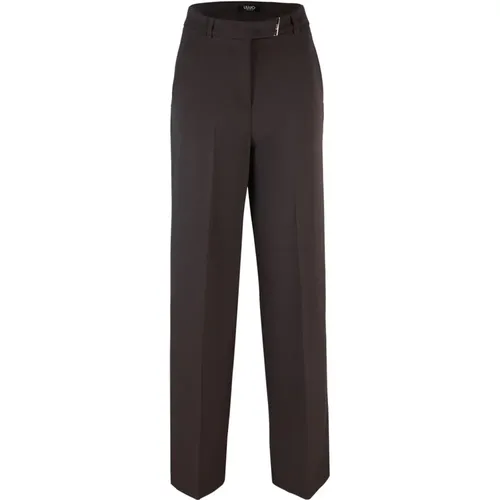 Regular Fit Trousers Zip Closure , female, Sizes: XS, L, M - Liu Jo - Modalova