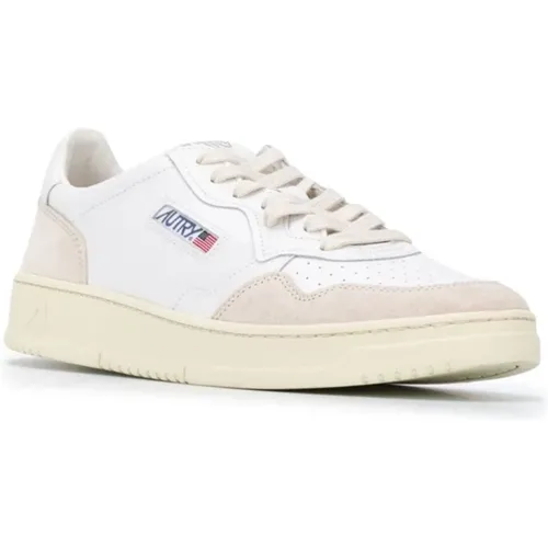 Suede White Sneakers , male, Sizes: 3 UK, 5 UK, 8 UK, 4 UK, 7 UK, 6 UK - Autry - Modalova