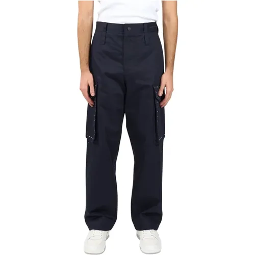 Cargohose mit Nieten , Herren, Größe: XL - MSGM - Modalova