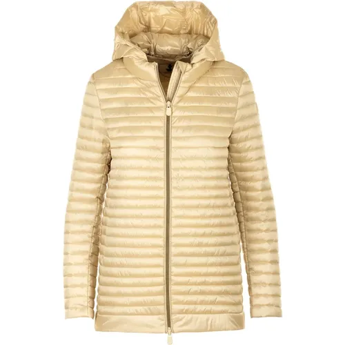 Alima Hooded Coat , female, Sizes: XS, L, M - Save The Duck - Modalova