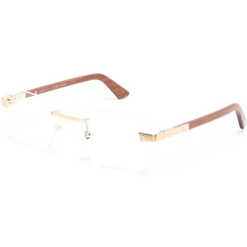 Goldene Optische Rahmen für den täglichen Gebrauch,Goldene Optische Brille für den täglichen Gebrauch - Cartier - Modalova