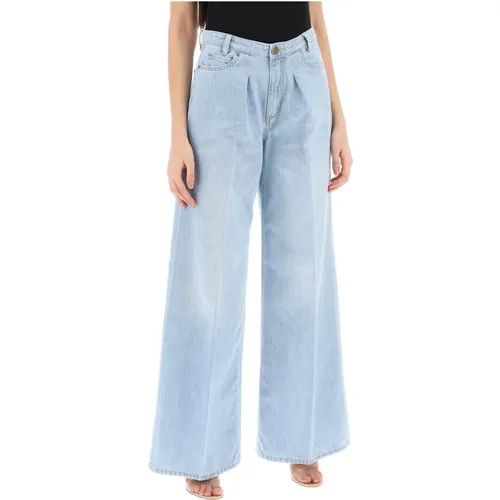 Wide Jeans , Damen, Größe: W28 - pinko - Modalova