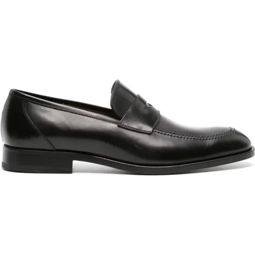 Klassische Leder Penny Loafers , Herren, Größe: 41 EU - Fratelli Rossetti - Modalova