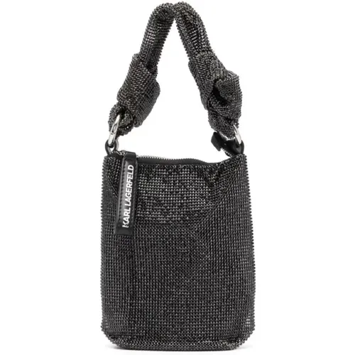 K/Evening Knotted Top Handle Bag , female, Sizes: ONE SIZE - Karl Lagerfeld - Modalova