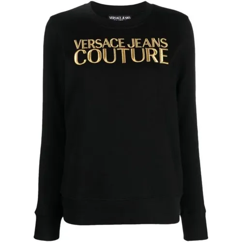 Stilvolle Pullover Kollektion , Damen, Größe: L - Versace Jeans Couture - Modalova
