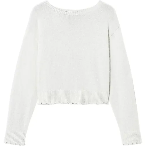 Weißes Pullover-Set , Damen, Größe: S - Twinset - Modalova