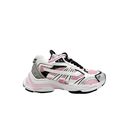 Race Sneakers - Silver/Black/White/BubbleGum , female, Sizes: 6 UK, 3 UK, 4 UK, 5 UK - Ash - Modalova