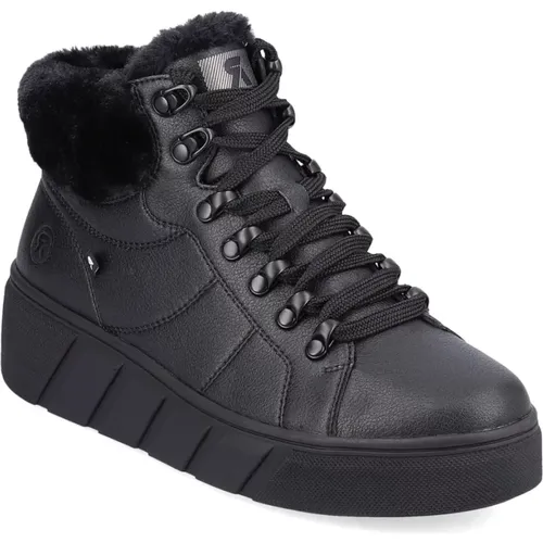 Schwarze Geschlossene Booties , Damen, Größe: 37 EU - Rieker - Modalova