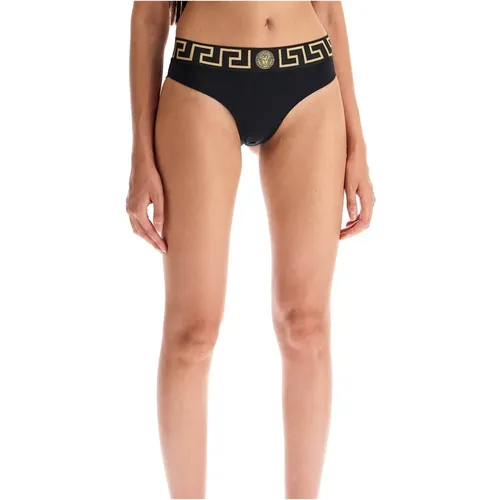 Griechischer Grenz-Bikini-Boden , Damen, Größe: S - Versace - Modalova