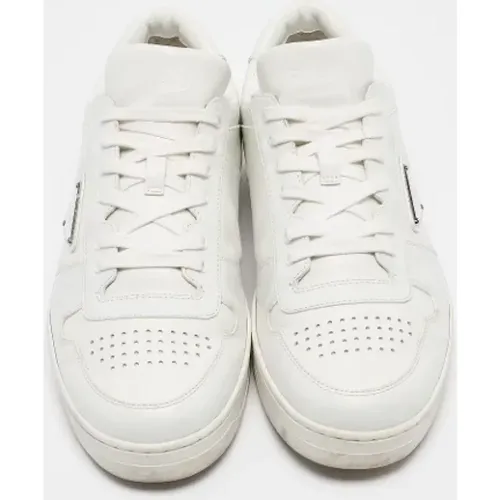 Pre-owned Leather sneakers , male, Sizes: 8 1/2 UK - Prada Vintage - Modalova