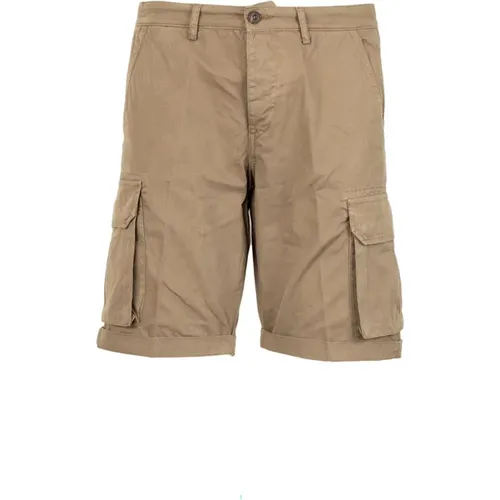 Stylische Bermuda Shorts , Herren, Größe: M - 40Weft - Modalova