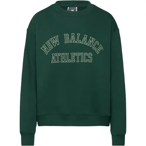 Gemütlicher Fleece Crewneck Sweatshirt - New Balance - Modalova