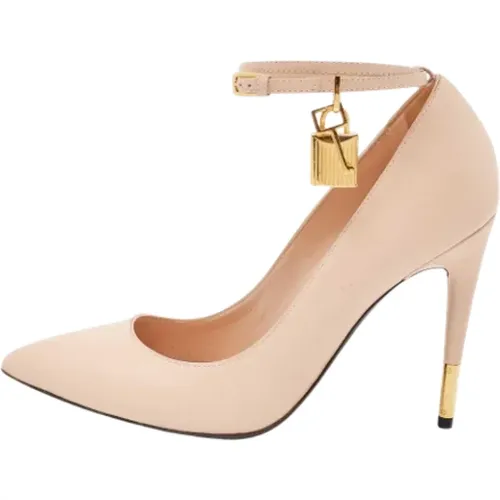 Pre-owned Leather heels , female, Sizes: 5 1/2 UK - Tom Ford Pre-owned - Modalova