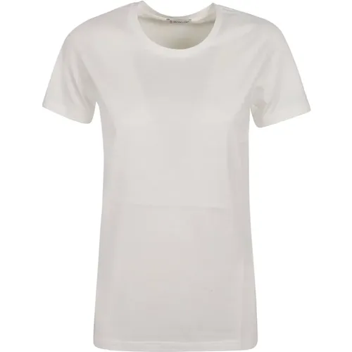 Weißes T-Shirt Moncler - Moncler - Modalova