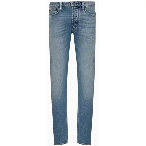Denim 5 Pocket Jeans , male, Sizes: W40, W38 - Emporio Armani - Modalova