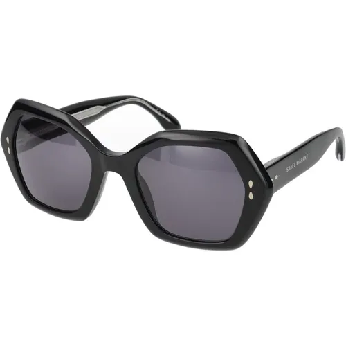 Stylische Sonnenbrille IM 0107/G/S,Havana/ Sunglasses,IM 0107/G/S Sonnenbrille,/Grey Sunglasses - Isabel marant - Modalova