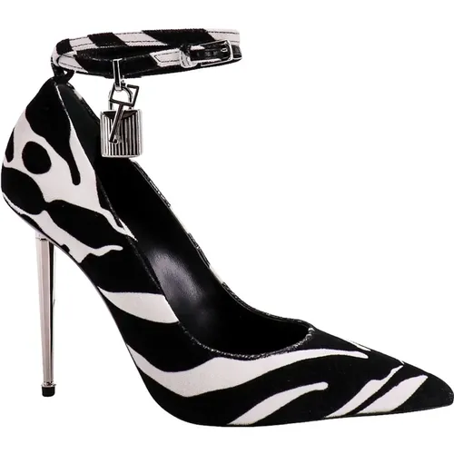 Women's Shoes Pumps Black Aw23 , female, Sizes: 3 UK, 4 UK - Tom Ford - Modalova