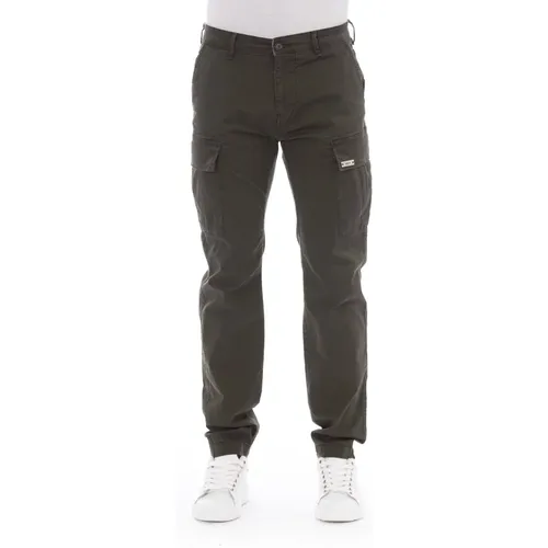 Cargo Pants - Solid Color Fabric , male, Sizes: W32 - Baldinini - Modalova