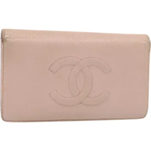 Pre-owned Leather wallets , female, Sizes: ONE SIZE - Chanel Vintage - Modalova