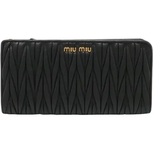 Pre-owned Leder portemonnaies - Miu Miu Pre-owned - Modalova