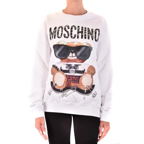 Cozy Cotton Sweatshirt Aw21 , female, Sizes: XS - Moschino - Modalova
