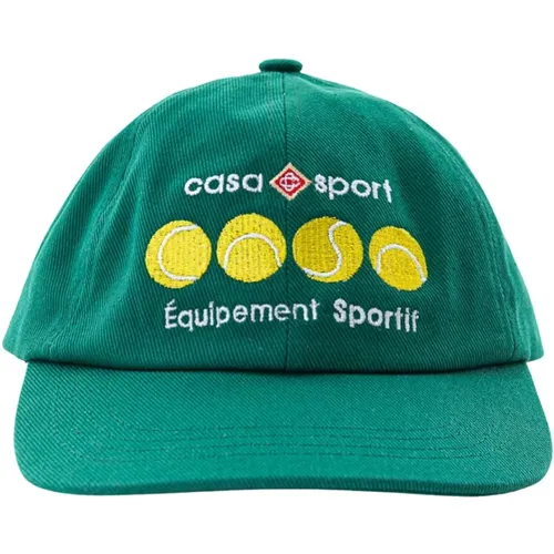 Sporty Baseball Cap Home Style , male, Sizes: ONE SIZE - Casablanca - Modalova