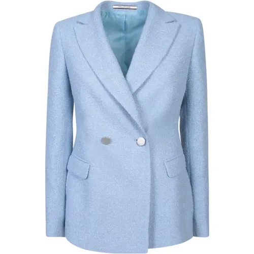 Blaue Doppelreiher Jacke Tagliatore - Tagliatore - Modalova