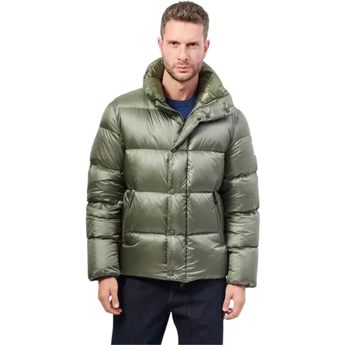 Military Down Jacket Chamonix Style , male, Sizes: L, XL, M - Afterlabel - Modalova