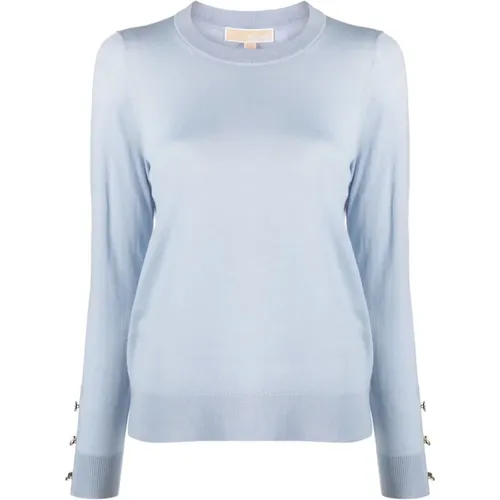 Clear Merino Wool Sweater , female, Sizes: L, S, XS - Michael Kors - Modalova