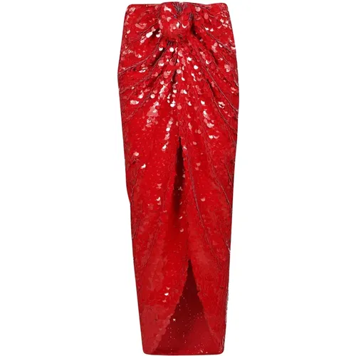 Sparkling Sequin Skirt , female, Sizes: L, S - Rotate Birger Christensen - Modalova