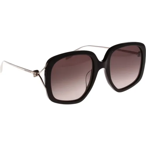 Iconic Sunglasses with Gradient Lenses , female, Sizes: 54 MM - alexander mcqueen - Modalova