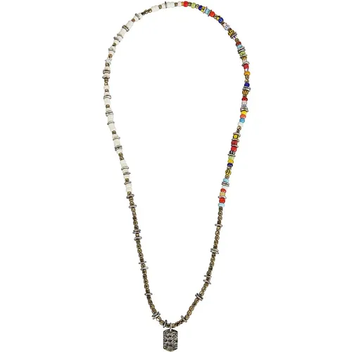 MEN Necklace Mixed Bead , male, Sizes: ONE SIZE - PS By Paul Smith - Modalova