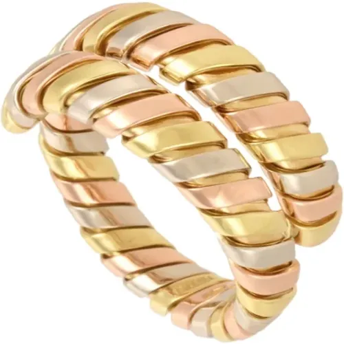 Pre-owned Gold rings , female, Sizes: ONE SIZE - Bvlgari Vintage - Modalova