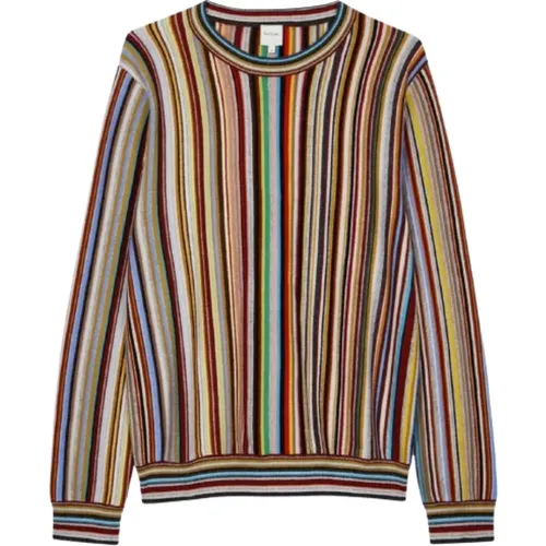 Kaschmir Rundhalspullover MultiColour , Herren, Größe: XL - PS By Paul Smith - Modalova