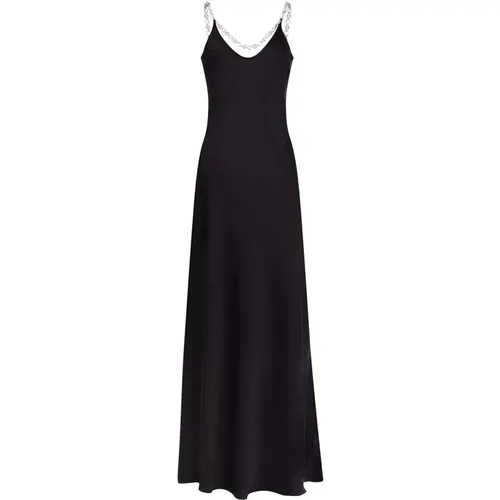 Tank sleeve chain maxi dress , female, Sizes: M, S, L - Paco Rabanne - Modalova