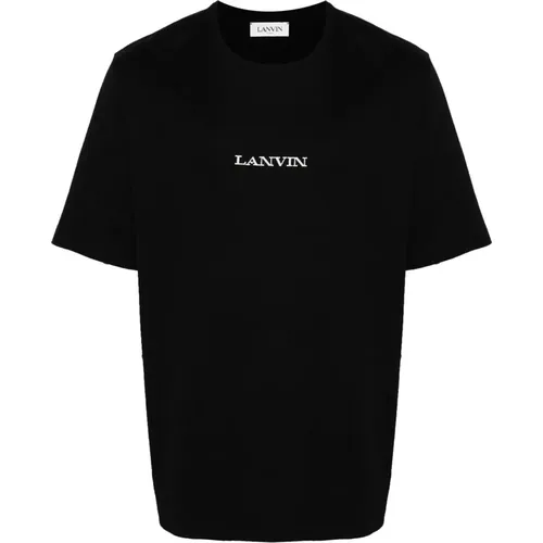 Besticktes Loop-T-Shirt , Herren, Größe: M - Lanvin - Modalova