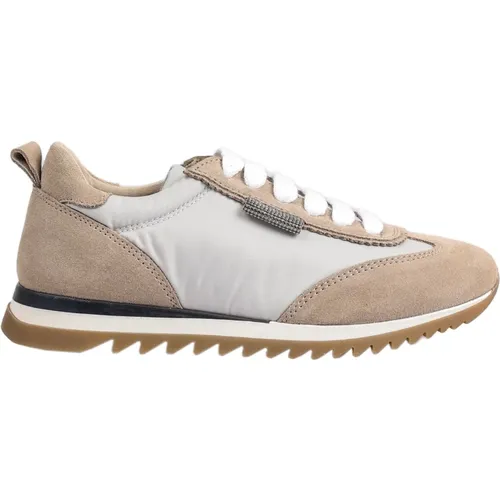 Kinder-Ledersneakers - BRUNELLO CUCINELLI - Modalova