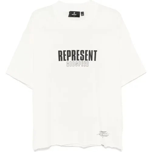 Ivory Tonal T-shirt Jersey - REPRESENT - Modalova