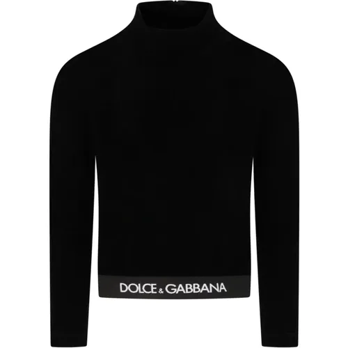 Kids Sweatshirt , female, Sizes: 8 Y - Dolce & Gabbana - Modalova