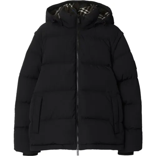 Stylish Puffer Jacket for Men , male, Sizes: L, M - Burberry - Modalova