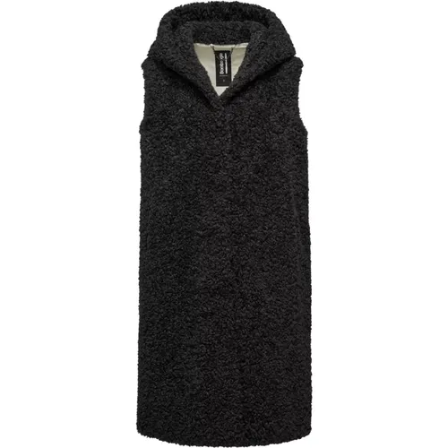 Sherpa Fleece Hooded Vest , female, Sizes: M, L, XL, S, XS - BomBoogie - Modalova
